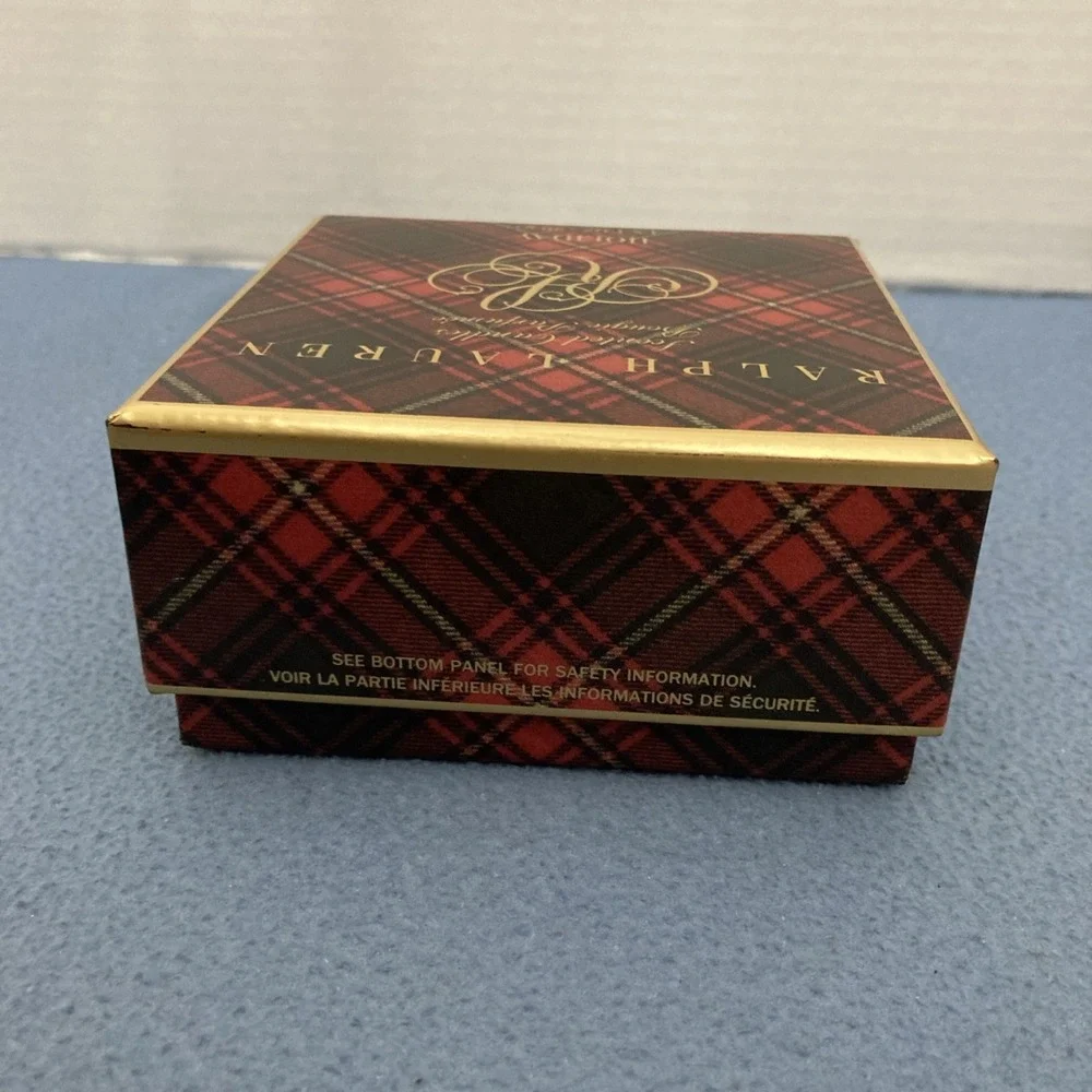 NIB RALPH LAUREN HOLIDAY Scent Votive Soy Blend 4 x 1oz Red‎ Glass Candles